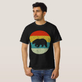 beer retro  silhouette 70s 80s t-shirt (Voorkant volledig)