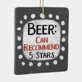 Beer Review 5 sterren Ornament (Rechts)