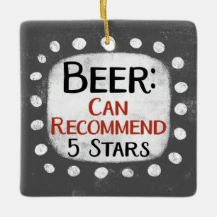 Beer Review 5 sterren Ornament