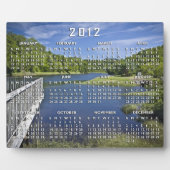 Beer River Calendar Plaque Fotoplaat (Voorkant)