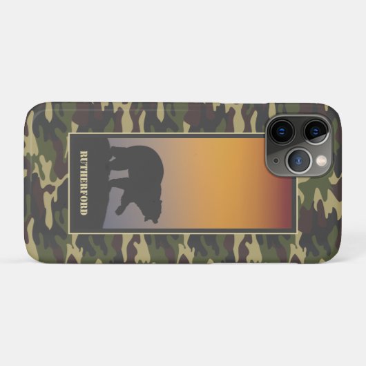 Beer Roar en Camo Case-Mate iPhone Case (Achterkant (horizontaal))