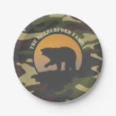 Beer Roar en Camo Papieren Bordje (Voorkant)