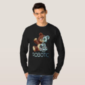 Beer Robot Robotic Cuddling Cyborg T-shirt (Voorkant volledig)