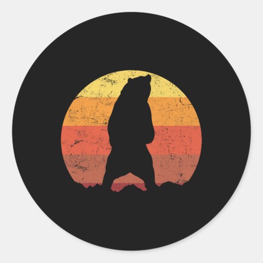 Beer Ronde Sticker (Voorkant)
