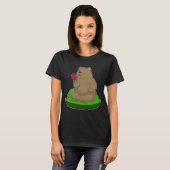 Beer Roos Flower T-shirt (Voorkant volledig)
