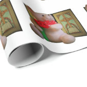 Beer Roos gordelrog Cadeaupapier (Rol Hoek)