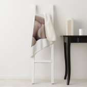 Beer roze Cartoon Sherpa Deken (In situ)