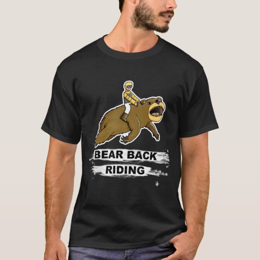 Beer Rug Riding (logo op achterzijde) T-shirt (Voorkant)