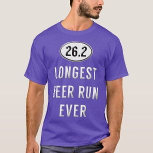 Beer run 262 Funny Running Team Shirt Marathon