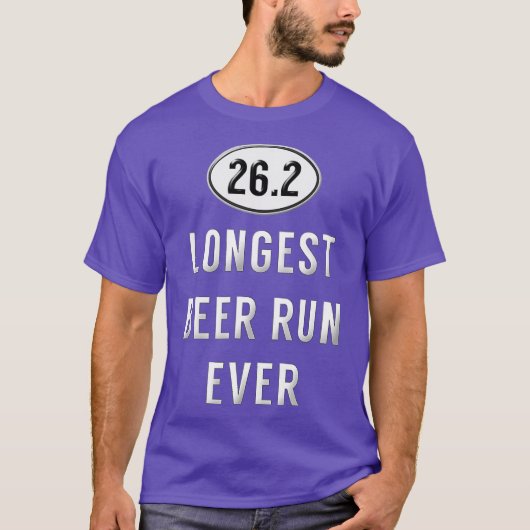 Beer run 262 Funny Running Team Shirt Marathon (Voorkant)