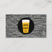 Beer | Rustic (variatie) Visitekaartje (Voorkant)