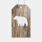 Beer Rustic Wilderness Wood Cadeaulabel (Voorkant)