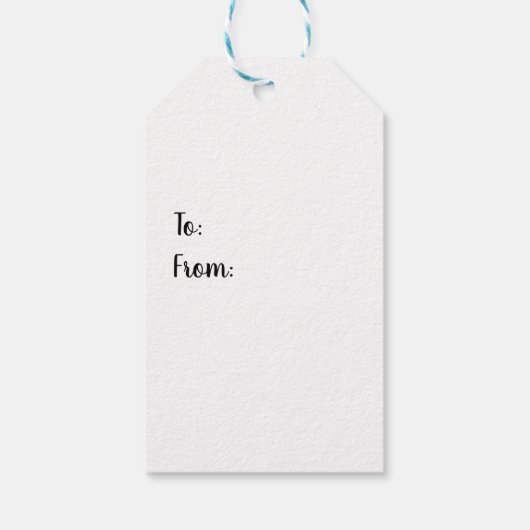 Beer Rustige wilde natuur Rood Gift Labels Cadeaulabel (Achterkant)