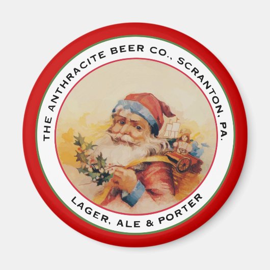BEER SANTA MAGNEET (Voorkant)