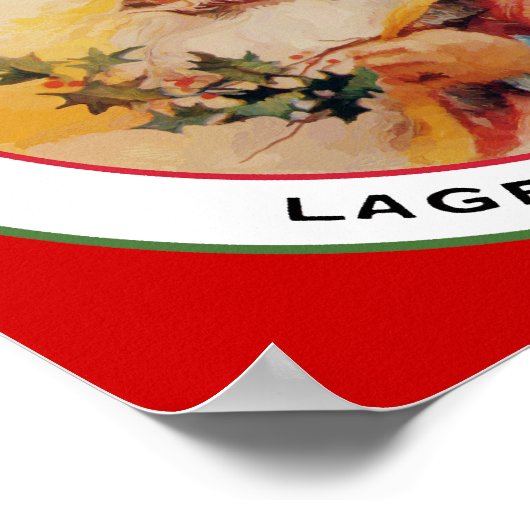 BEER SANTA POSTER (Hoek)