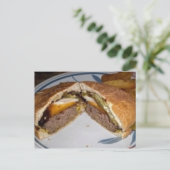 Beer Sauced Burgers Recipe Briefkaart (Staand voorkant)