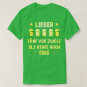 Beer saying funny drinking gift drinking Classic T T-shirt (Design voorkant)