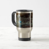 Beer, schaar met Speelgoed-reismuis Reisbeker (Voorkant links)