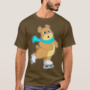 Beer Schaatsen IJs schaatsen 1 T-shirt
