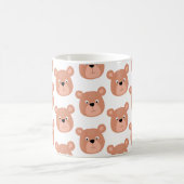 Beer schattig gezicht koffiemok (Center)