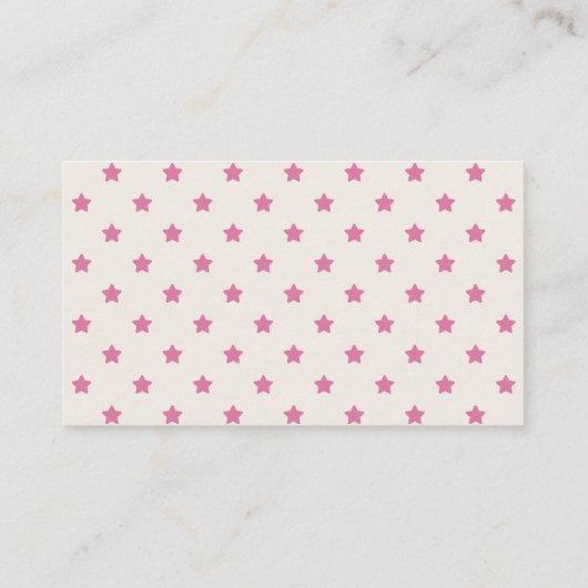 Beer Schattigee Ballonnen Blush Roze Luier Raffle Informatiekaartje (Achterkant)