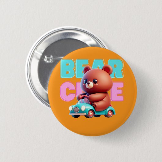 Beer Schattigee Button (Voorkant /achterkant)