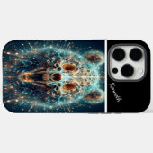 Beer schedel in lichte barst Case-Mate iPhone case (Achterkant (horizontaal))