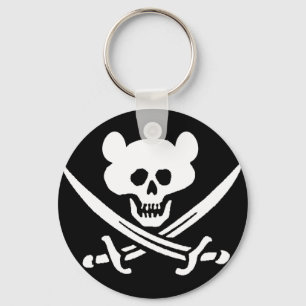 Beer schedel, Pirate Swords Sleutelhanger