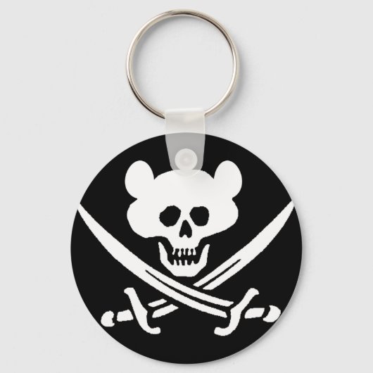 Beer schedel, Pirate Swords Sleutelhanger (Voorkant)
