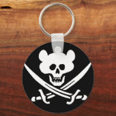 Beer schedel, Pirate Swords Sleutelhanger (Voorkant)