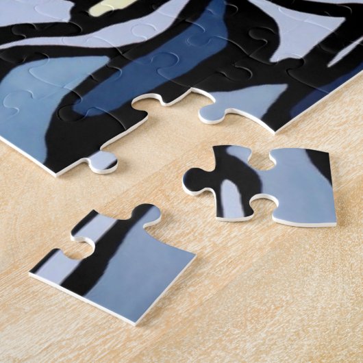 Beer schilderende puzzels - Kunstpuzzels met triba (Zijkant)