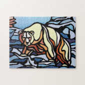 Beer schilderende puzzels - Kunstpuzzels met triba (Horizontaal)