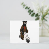Beer scooter briefkaart (Staand voorkant)