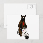 Beer scooter briefkaart (Voorkant / Achterkant)