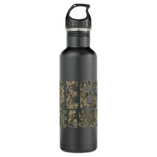 Beer Season 2 Camo Funny Deer Hunter Hunter Hunter Waterfles