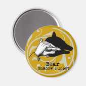 Beer Shadow Puppet Hand Magneet (Voorkant / Achterkant)