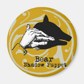 Beer Shadow Puppet Hand Magneet (Voorkant)