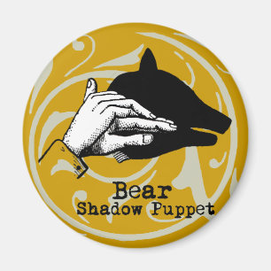 Beer Shadow Puppet Hand Magneet