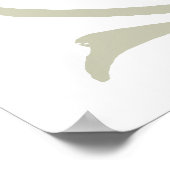 Beer Shadow Puppet Hand  Poster (Hoek)