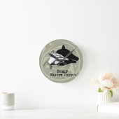 Beer Shadow Puppet Hand Ronde Klok (Huis)