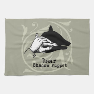 Beer Shadow Puppet Hand Theedoek