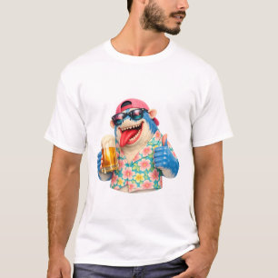 Beer Shark Paradise T-shirt
