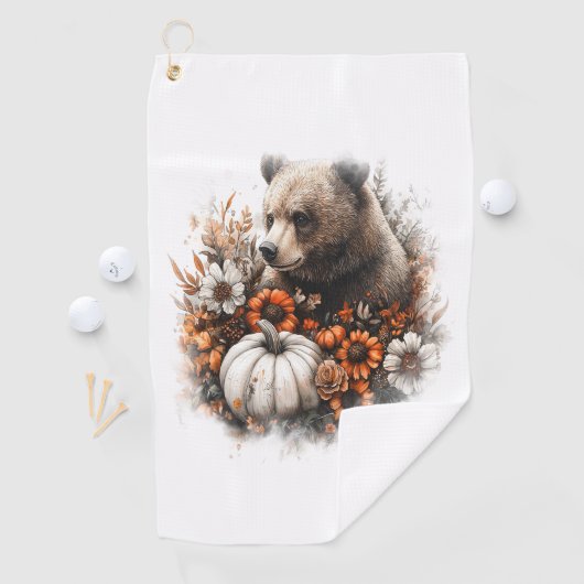 Beer Shirt Country Pumpkin Golfhanddoek (Insitu)