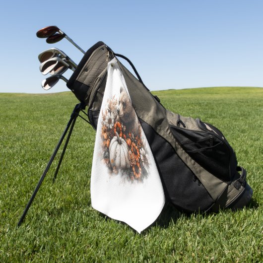 Beer Shirt Country Pumpkin Golfhanddoek (Groen)