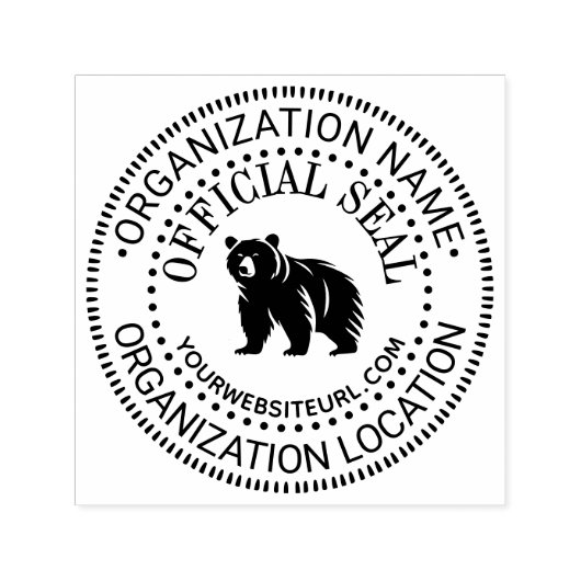 Beer Sil #3 Aangepaste Officiële Stempel Naam Loc  (Design)