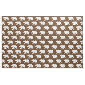 Beer Silhouet Bosdieren Stof (Fat Quarter)