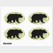 Beer Silhouet Ovale Stickers (Vel)
