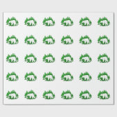 Beer Silhouette Cadeaupapier (Vlak)