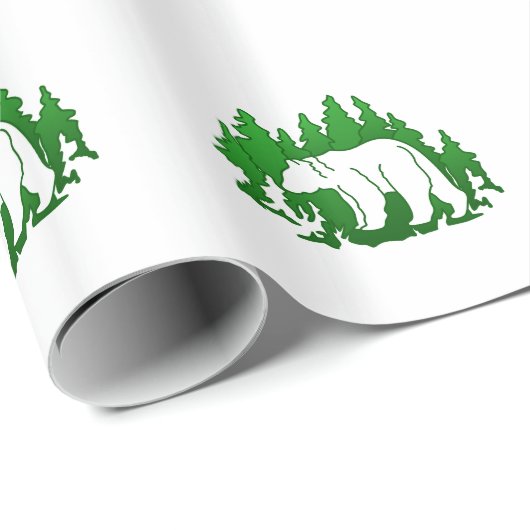 Beer Silhouette Cadeaupapier (Rol Hoek)