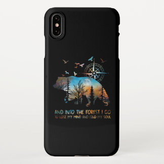 Beer Silhouette Forest for Beer and Natuur Lovers iPhone XS Max Hoesje